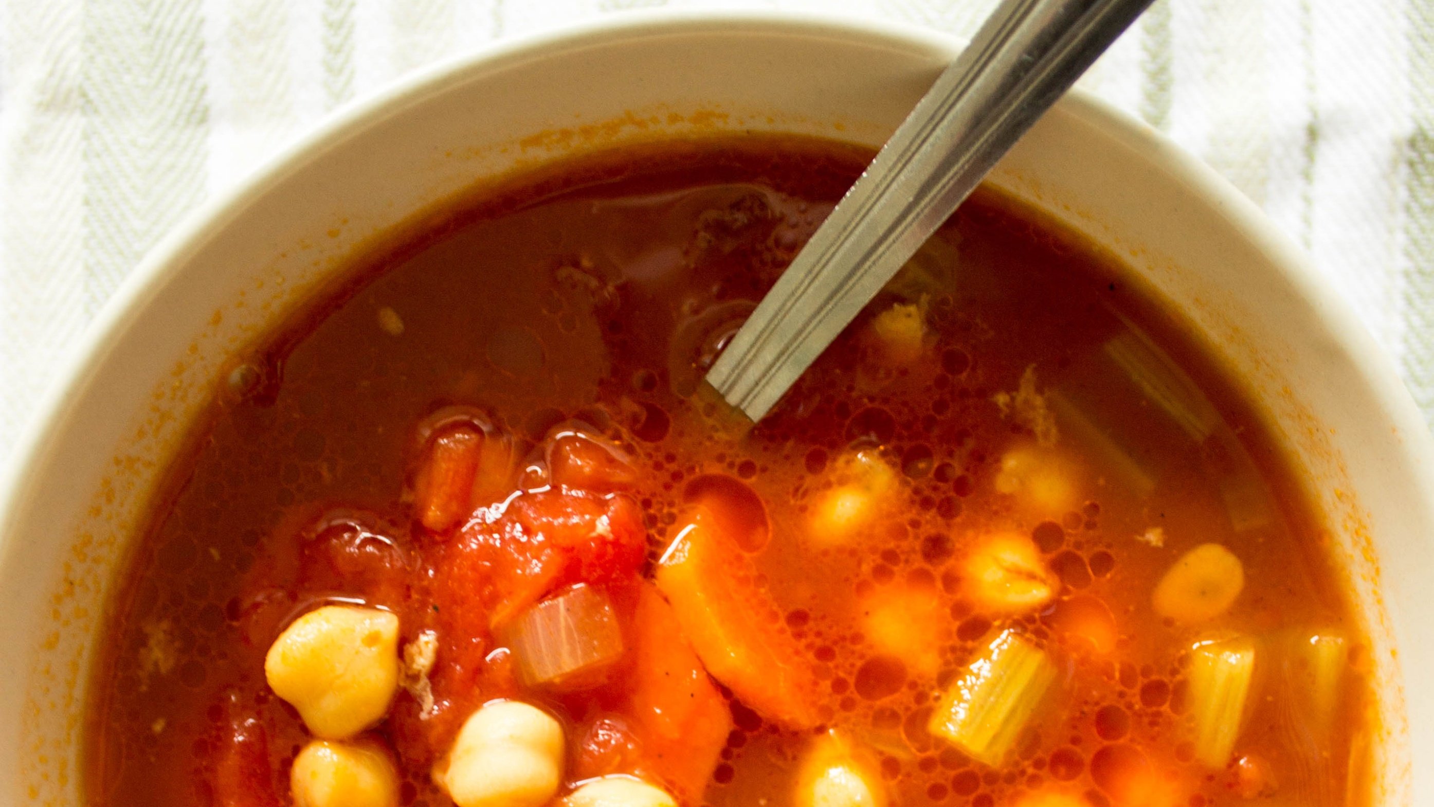 Легкий овощной суп за 30 минут